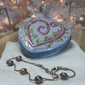 Brighton Two-Tone Silver and Gold Bracelet